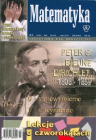 okładka czasopisma Matematyka nr 3 marzec 2008 (339)