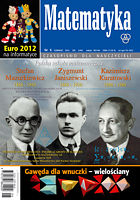 okładka czasopisma Matematyka nr 6 czerwiec 2012 (385)
