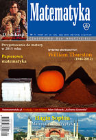 okładka czasopisma Matematyka nr 1 styczeń 2013 (391)