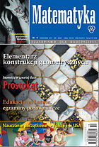okładka czasopisma Matematyka nr 9 październik 2013 (399)
