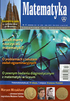 okładka czasopisma Matematyka nr 9 październik 2014 (410)